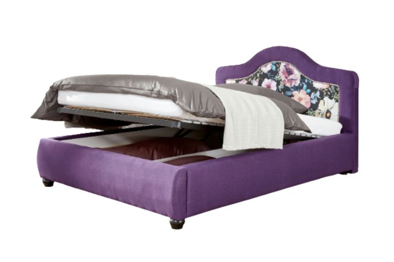 Upholstered bed 180x200 - Victoria (With storage box)