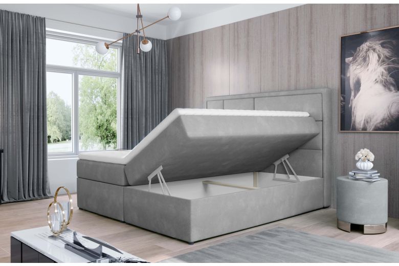 Boxspring bed - Meron (With storage box)