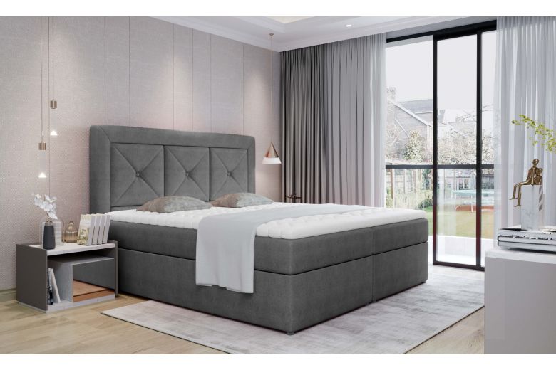 Boxspring bed - Idris (With storage box)