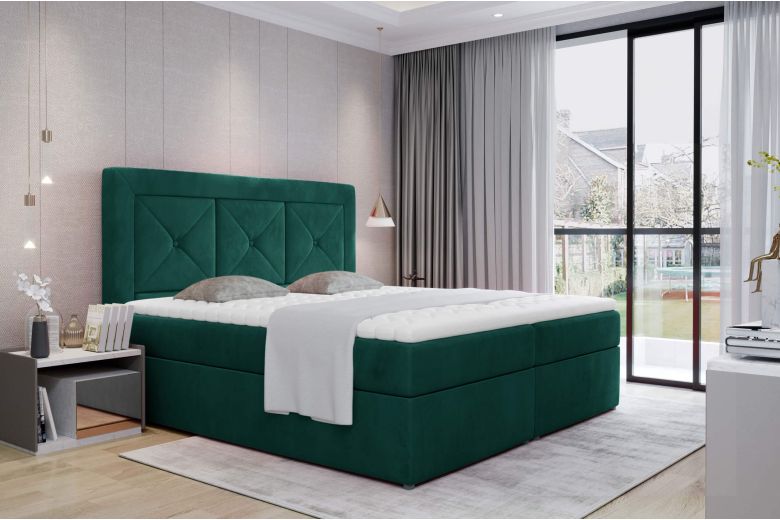 Boxspring bed - Idris (With storage box)