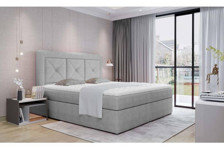 Boxspring bed - Idris (With storage box)