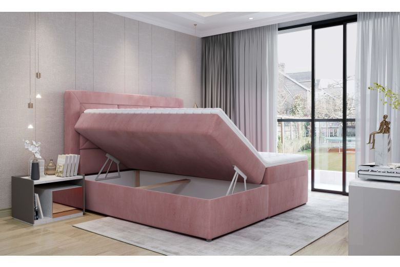 Boxspring bed - Idris (With storage box)