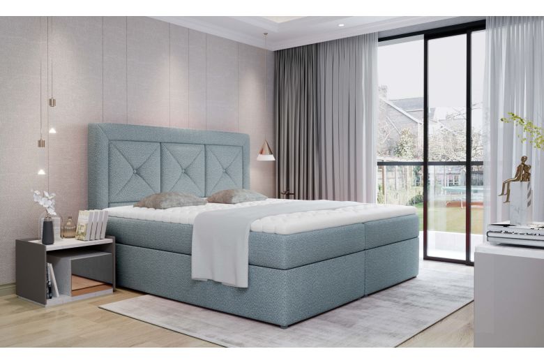 Boxspring bed - Idris (With storage box)
