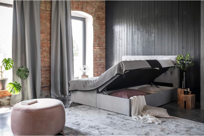 Boxspring bed - Loree (With storage box)