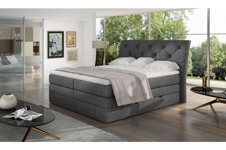 Boxspring bed - Mirabel (With storage box)