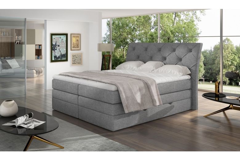 Boxspring bed - Mirabel (With storage box)