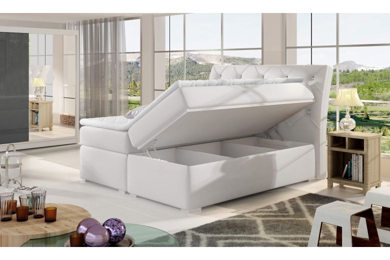 Boxspring bed - Balvin (With storage box)