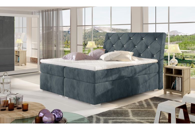 Boxspring bed - Balvin (With storage box)