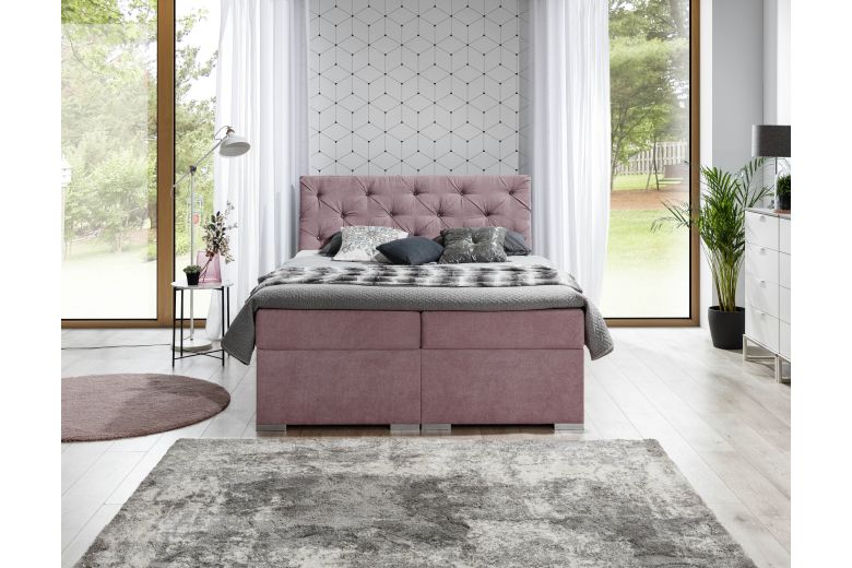 Boxspring bed - Balvin (With storage box)