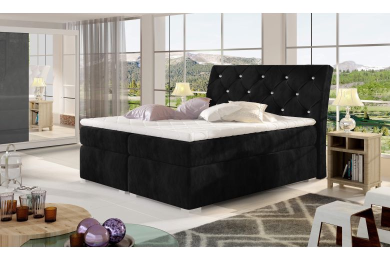 Boxspring bed - Balvin (With storage box)