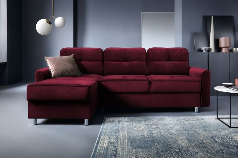 Corner sofa with changeable corner - Savoy (Pull-out with storage box)