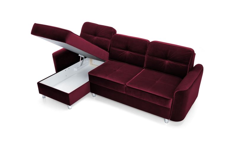 Corner sofa with changeable corner - Savoy (Pull-out with storage box)