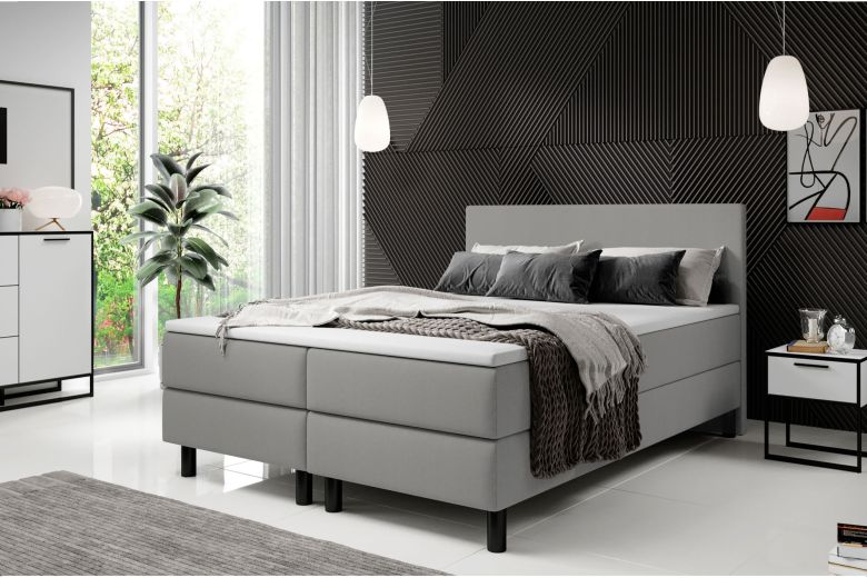 Boxspring bed 140x200 - Bonita (With storage box)