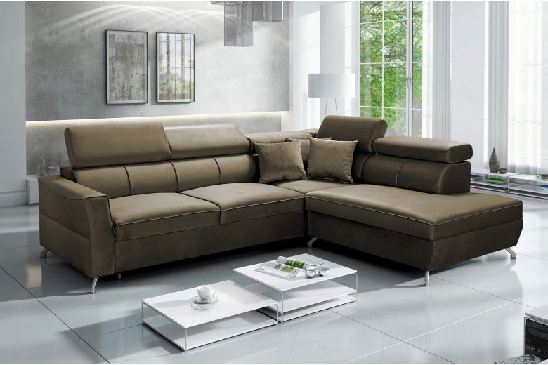 Corner sofa - Veneto III Mix (Pull-out with storage box)