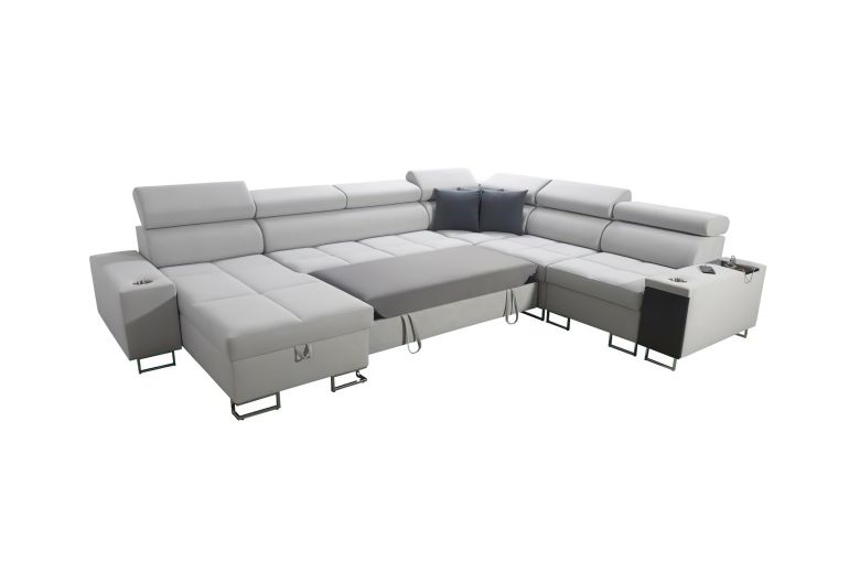 U shape sofa - Morena VIII (Pull-out with storage box)