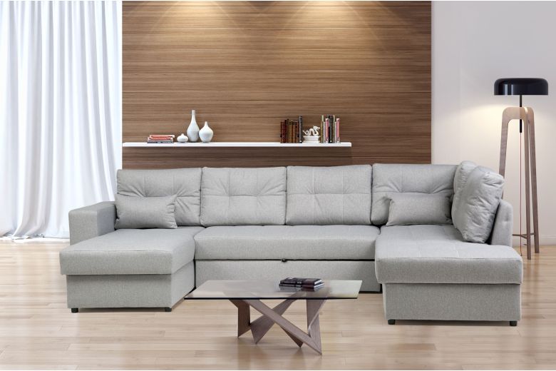 U shape sofa - Vito (Pull-out with storage box)