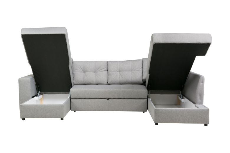 U shape sofa - Vito (Pull-out with storage box)