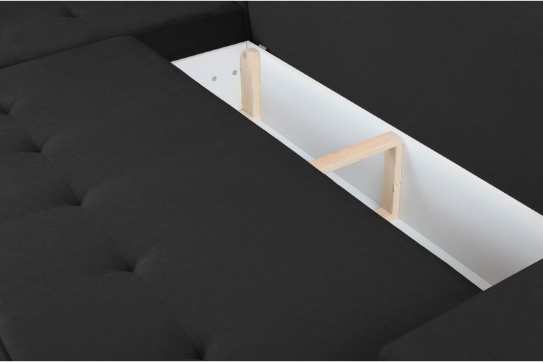 Corner sofa - Milo (Pull-out with storage box)