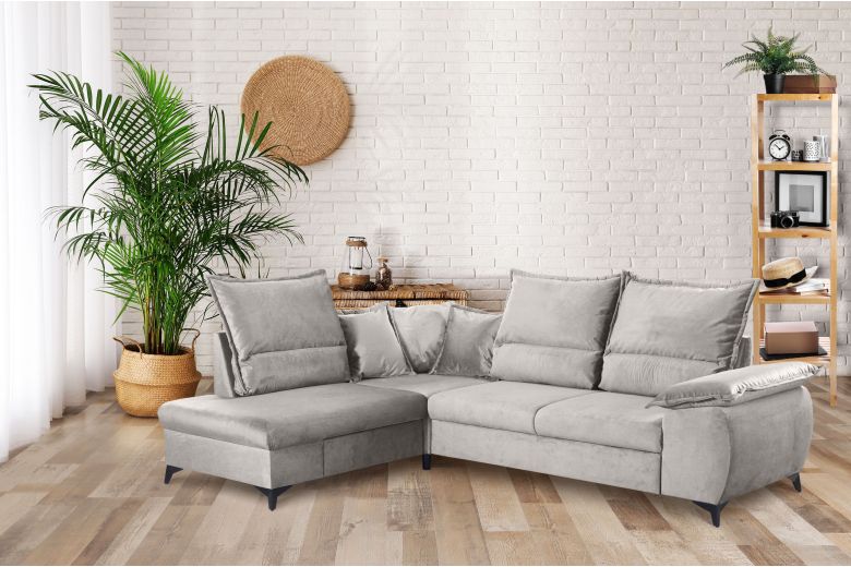 Corner sofa - Toledo (Pull-out with storage box)