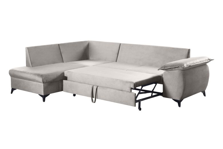 Corner sofa - Toledo (Pull-out with storage box)
