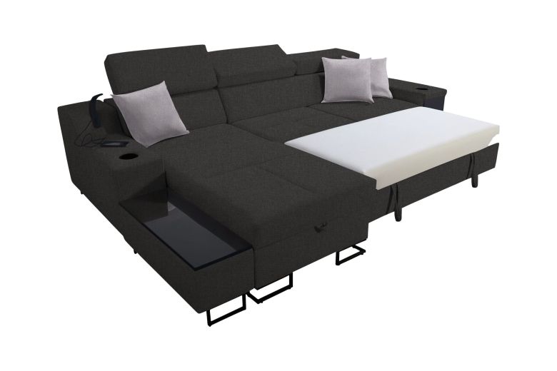 Corner sofa - Alicante I Maxi (Pull-out with storage box)