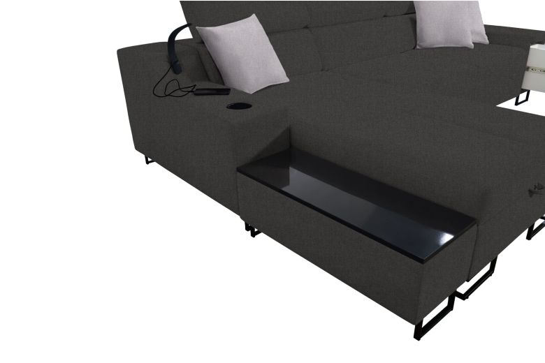 Corner sofa - Alicante I Maxi (Pull-out with storage box)
