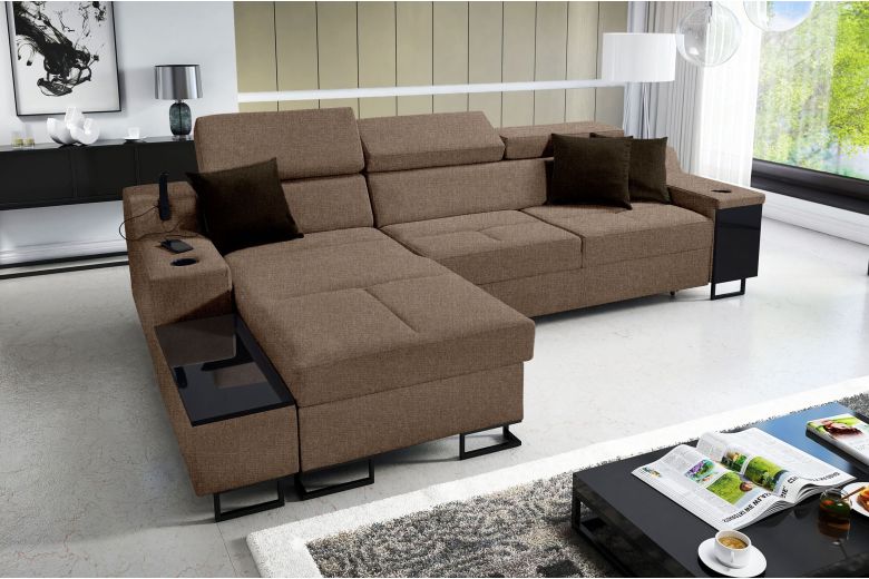 Corner sofa - Alicante I Maxi (Pull-out with storage box)