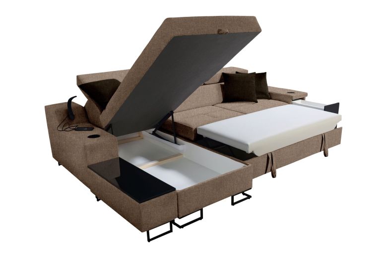 Corner sofa - Alicante I Maxi (Pull-out with storage box)