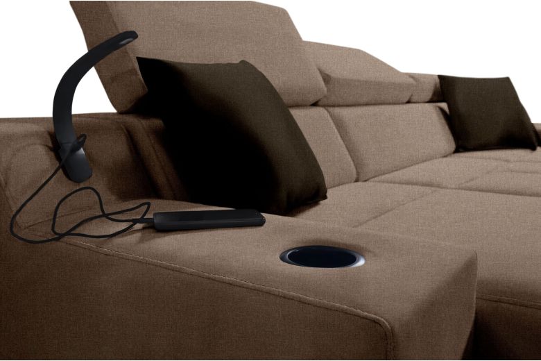 Corner sofa - Alicante I Maxi (Pull-out with storage box)