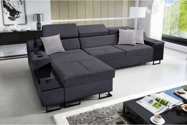 Corner sofa - Alicante I Maxi (Pull-out with storage box)