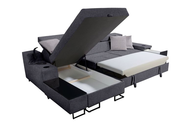 Corner sofa - Alicante I Maxi (Pull-out with storage box)