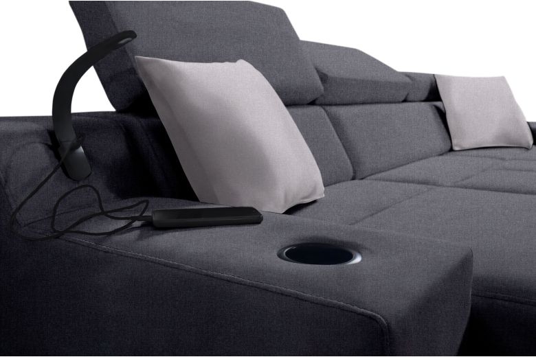 Corner sofa - Alicante I Maxi (Pull-out with storage box)