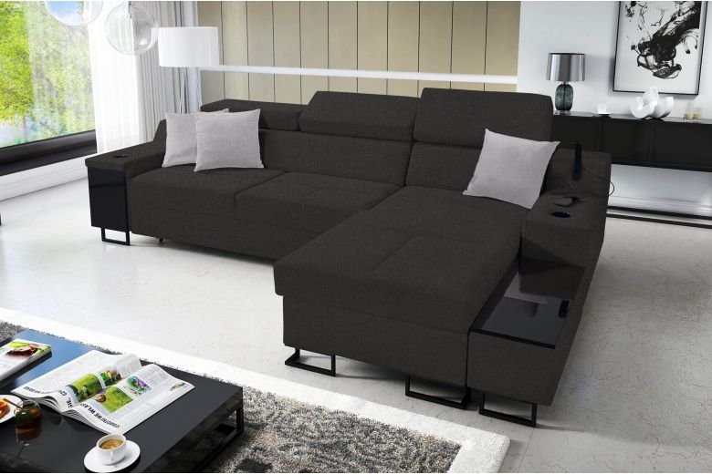 Corner sofa - Alicante I Maxi (Pull-out with storage box)