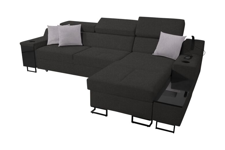 Corner sofa - Alicante I Maxi (Pull-out with storage box)