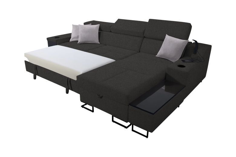 Corner sofa - Alicante I Maxi (Pull-out with storage box)