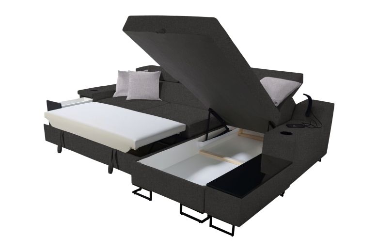 Corner sofa - Alicante I Maxi (Pull-out with storage box)