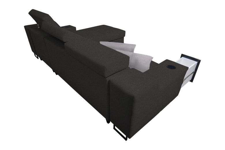 Corner sofa - Alicante I Maxi (Pull-out with storage box)