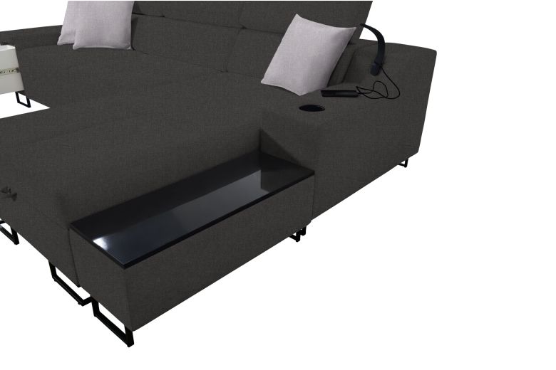 Corner sofa - Alicante I Maxi (Pull-out with storage box)