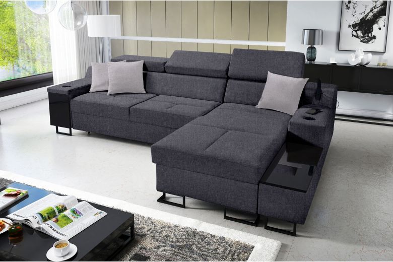 Corner sofa - Alicante I Maxi (Pull-out with storage box)