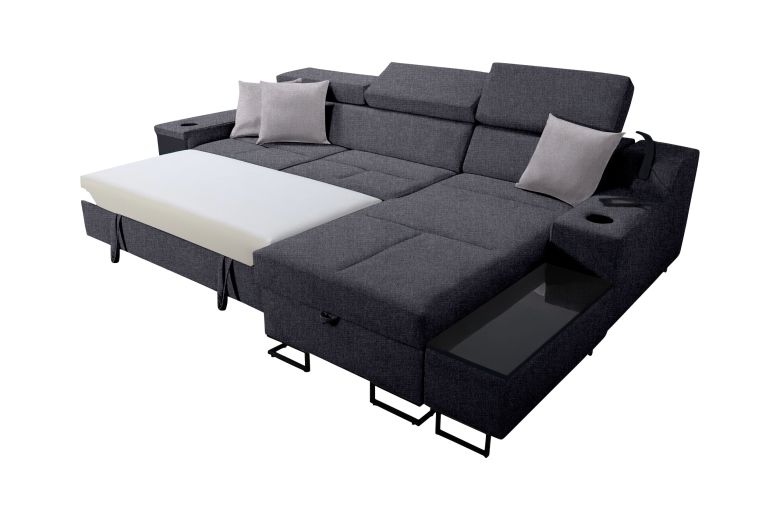 Corner sofa - Alicante I Maxi (Pull-out with storage box)