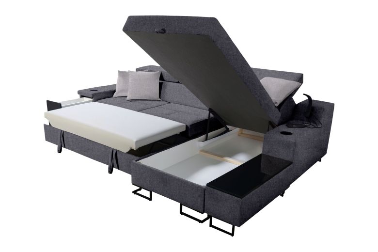 Corner sofa - Alicante I Maxi (Pull-out with storage box)