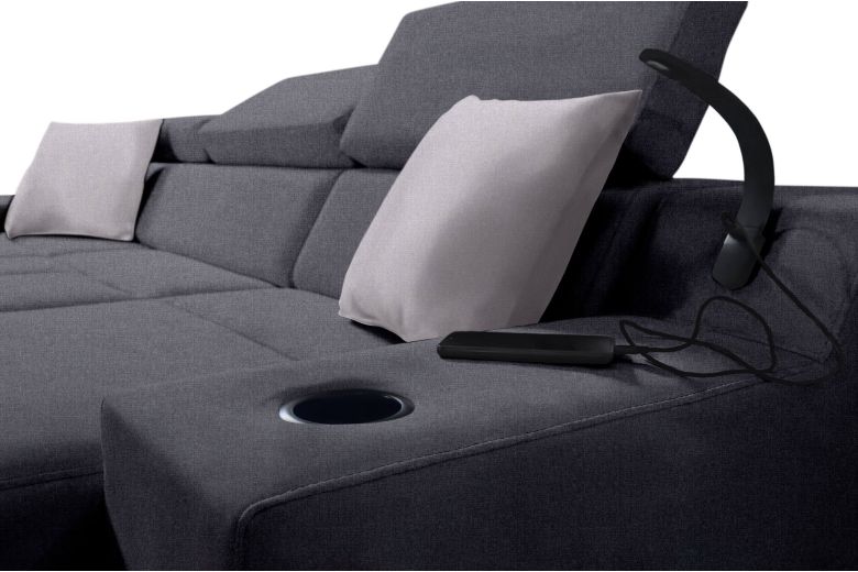 Corner sofa - Alicante I Maxi (Pull-out with storage box)