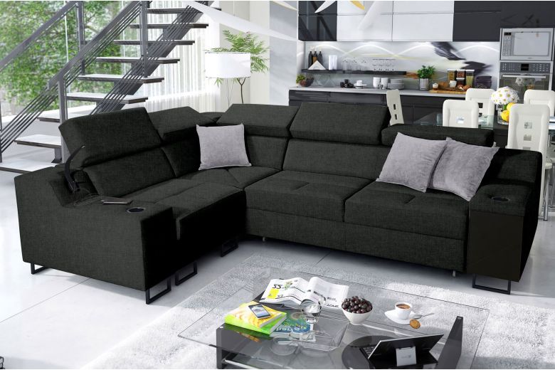 Corner sofa - Alicante II (Pull-out with storage box)