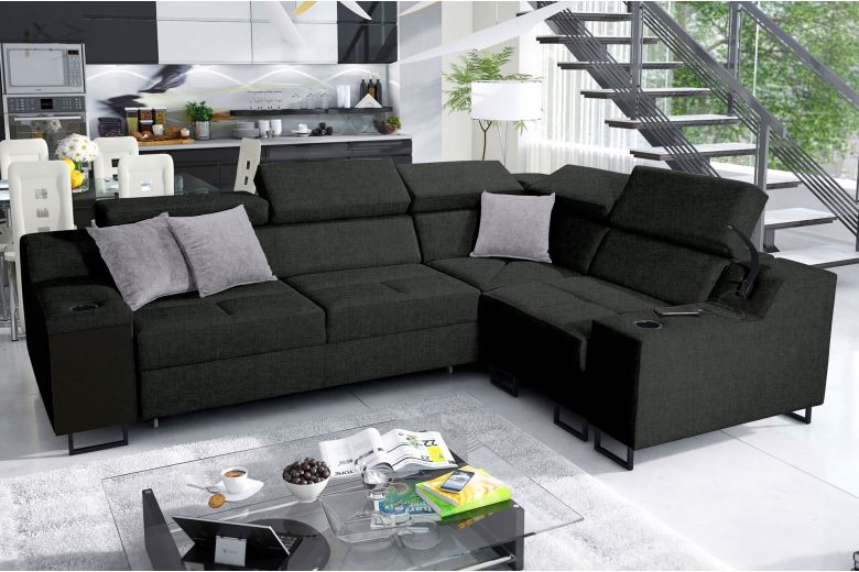Corner sofa - Alicante II (Pull-out with storage box)