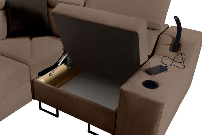 Corner sofa - Alicante II (Pull-out with storage box)