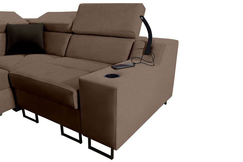 Corner sofa - Alicante II (Pull-out with storage box)