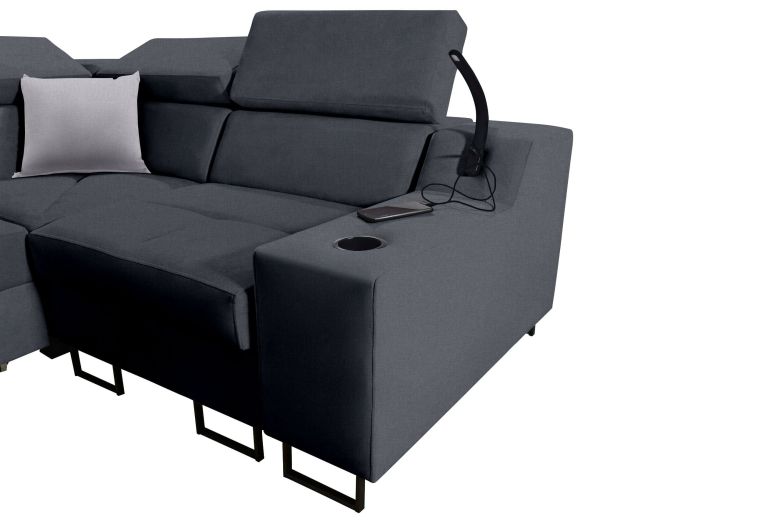 Corner sofa - Alicante II (Pull-out with storage box)