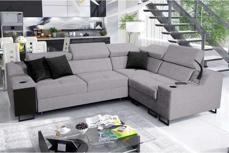 Corner sofa - Alicante II (Pull-out with storage box)