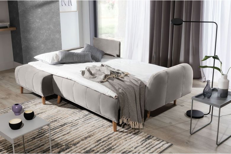 Corner sofa - Domi (Pull-out with storage box)