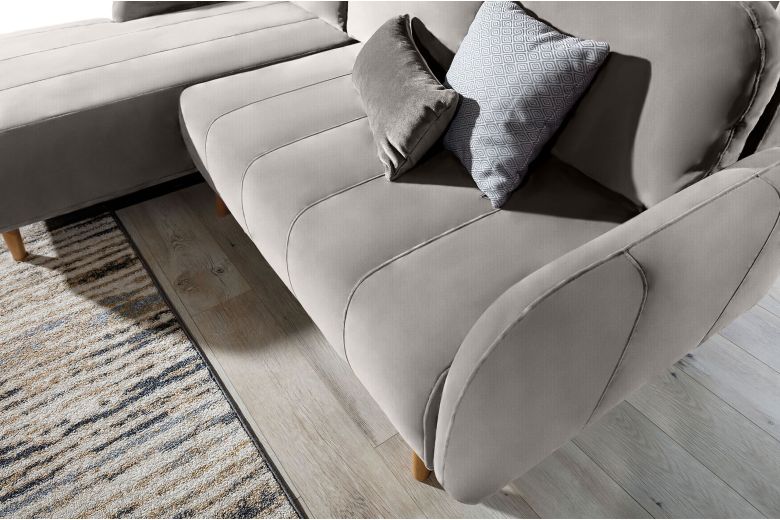 Corner sofa - Domi (Pull-out with storage box)